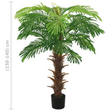 Artificial Cycas Palm with Pot 140 cm Green 336307