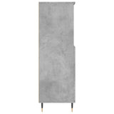 Highboard Concrete Grey 60x36x110 cm Engineered Wood 831480