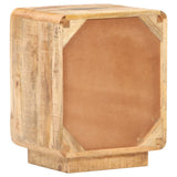 Bedside Cabinet 40x30x50 cm Rough Mango Wood 320462
