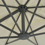 Garden Parasol with Portable Base Sand 276343