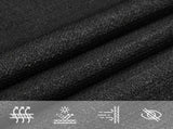 311719 Sunshade Sail 160 g/m Black 6x6 m HDPE