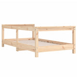 Kids Bed Frame 70x140 cm Solid Wood Pine 834396