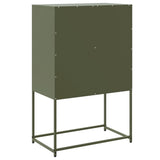 Sideboard Olive Green 68.5x38.5x107 cm Steel 846486