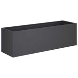 Garden Planter Anthracite 100 x 30 x 30 cm Cold-rolled Steel 8005222