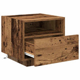 Bedside Cabinet 2 pcs Old Wood 40 x 39 x 37 cm Engineered Wood 863067