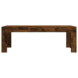 Coffee Table Smoked Oak 102x50x36 cm Engineered Wood 823371