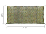 Camouflage Net with Storage Bag 6x7 m Green 135901