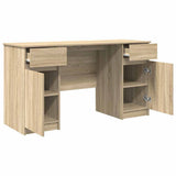 Desk with Drawer Sonoma oak 140 x 49 x 76 cm Engineered wood 3328509