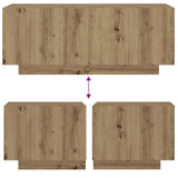 Bedside Cabinet Artisan Oak 100x35x40 cm Engineered Wood 3329174