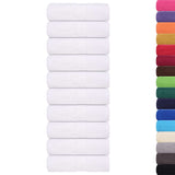 Wash Towels 50 pcs FROGN White 30x30 cm 100% Cotton 136644