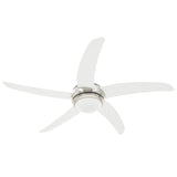 Ornate Ceiling Fan with Light 128 cm White 50538