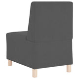 Modular Sofa Unit Armless Dark Grey 55 x 74 x 82 cm 4108497
