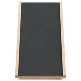 Dog Ramp Grey 70x35 cm Solid Wood Fir 172418
