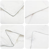 Duvet and Pillow Set 2 pcs 152x203 cm Winter 450 GSM Wool White 3441113