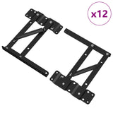Bed Lift Mechanism 12 pcs Black 340 x 95 x 40 mm Iron 864847