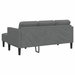 Sofa Set 2 pcs Dark grey 173 x 131 x 67 cm Fabric 3329253