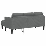 Sofa Set 2 pcs Dark grey 173 x 131 x 67 cm Fabric 3329253