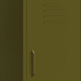 Storage Cabinet Olive Green 42.5x35x101.5 cm Steel 336189
