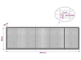 Gabion with 3.5 mm Wire and 5x2.5 cm Mesh 250x30x100 cm 3461759