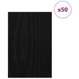 Decor Panels 50 pcs Black Oak 40 x 60 x 0.27 cm Engineered Wood 885602