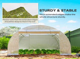 4 x 3 x 2m Polytunnel Greenhouse Replacement Cover ONLY Winter Garden Plant PE Cover for Tunnel T3398P377642