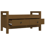 Hall Bench Honey Brown 80x40x43 cm Solid Wood Pine 821787