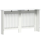 Radiator Cover High Gloss White 152 x 19 x 81.5 cm 884085