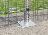 Welded Wire Fence with Concrete Base 25 x 1 m 3352317