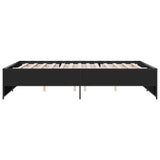 Bed Frame without Mattress Black 150x200 cm King Size 3279882