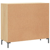 Sideboard Sonoma Oak 90x34x80 cm Engineered Wood 828111
