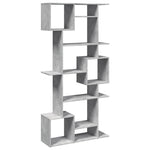 Book Cabinet Concrete Grey 92x29x188 cm Engineered Wood 3310319