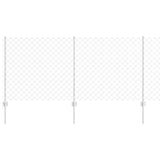 Fence and Post Silver 1 x 25 m Steel 3336307