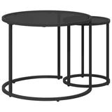 Coffee Table Set 2 pcs 55 x 55 x 45 cm steel 42026685
