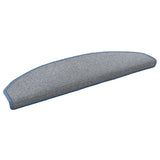 Self-adhesive Stair Mats 15 pcs Light Grey and Blue 42038650