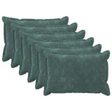 Cushion with Pillow HOUTEN 6 pcs Sea Blue Microfiber Fleece 932276