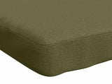 2-Piece Bench Cushions SOEST 2 pcs 100% Polyester Olive Green 949197