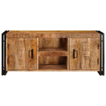 TV Cabinet Brown 120 x 30 x 50 cm Solid rough mango wood 4104751