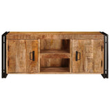 TV Cabinet Brown 120 x 30 x 50 cm Solid rough mango wood 4104751