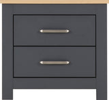 ZNTS Portland 2 Drawer Bedside 100-103-097