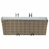 Railing 2 pcs 50 x 17 x 17 cm Metal 42026967
