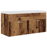 Bathroom Cabinet Old Wood 100 x 38.5 x 46 cm Engineered Wood 3415678