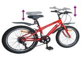 Kids Bike 20'' 6-Speed for 6-11 Years Old Red 42009387