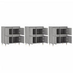 Sideboards 3 pcs Grey Sonoma Engineered Wood 3190195