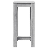 ZNTS Bar Table Grey Sonoma 51x50x103.5 cm Engineered Wood 854405