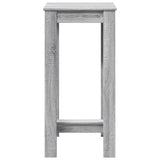 Bar Table Grey Sonoma 51x50x103.5 cm Engineered Wood 854405