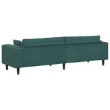 Velvet Sofa with Cushion Dark Green 208 cm Velvet 3335155