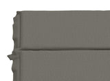 Sunlounger Cushion GEMERT 100% Polyester Grey 200 x 70 x 3 cm 948539