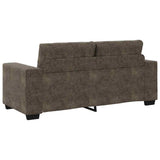 Loveseat Sofa with Cushion Dark grey Artificial Leather 4105133