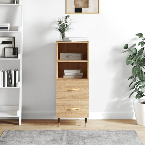 ZNTS Sideboard Sonoma Oak 34.5x34x90 cm Engineered Wood 828647