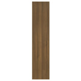 Book Cabinet/Room Divider Brown Oak 60x30x135 cm Engineered Wood 813607